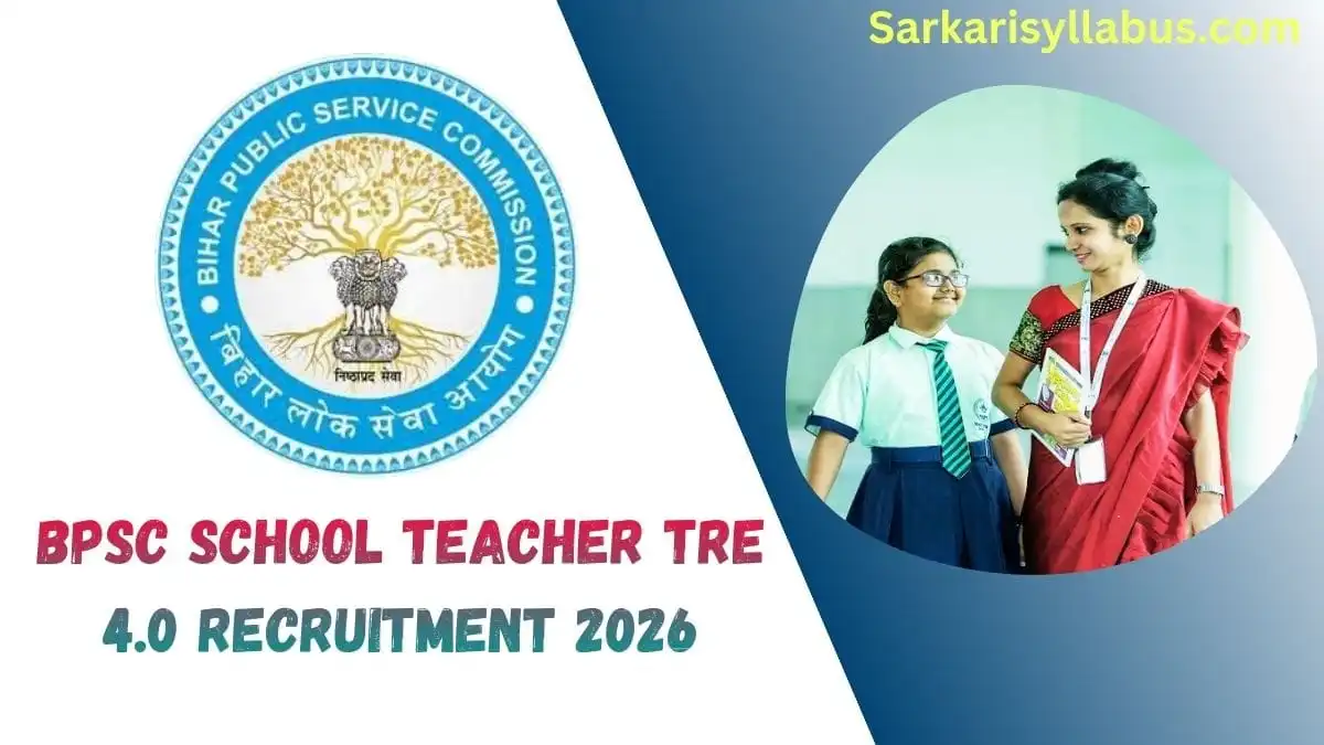 BPSC School Teacher TRE 4.0 Recruitment 2026
