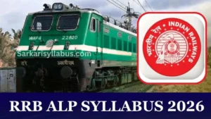 RRB ALP Syllabus 2026: PDF Download