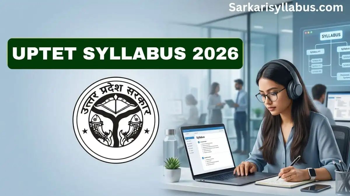 UPTET Syllabus 2026