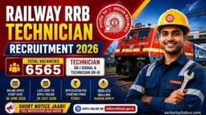 RRB Technician Recruitment 2026 Notification Out for 6565 Posts, Apply Online Soon