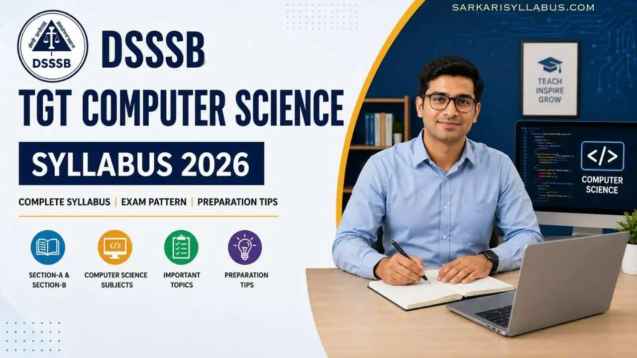 DSSSB TGT Computer Science Syllabus 2026