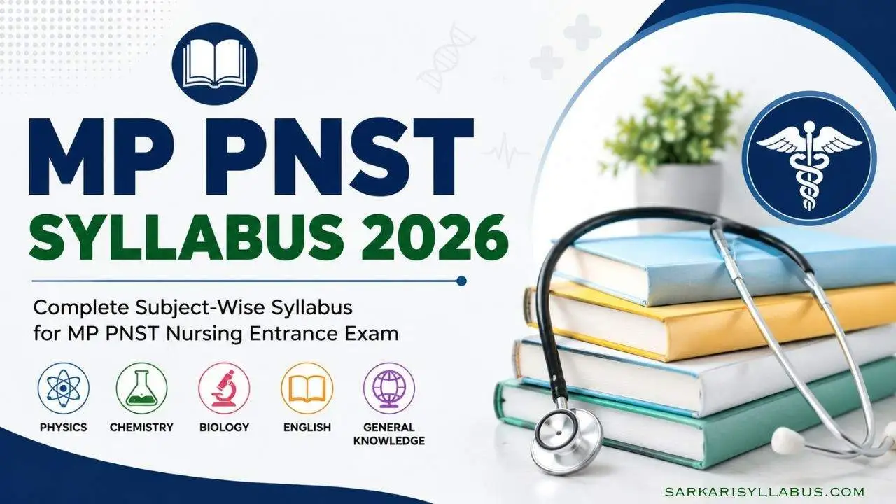 MP PNST Syllabus 2026
