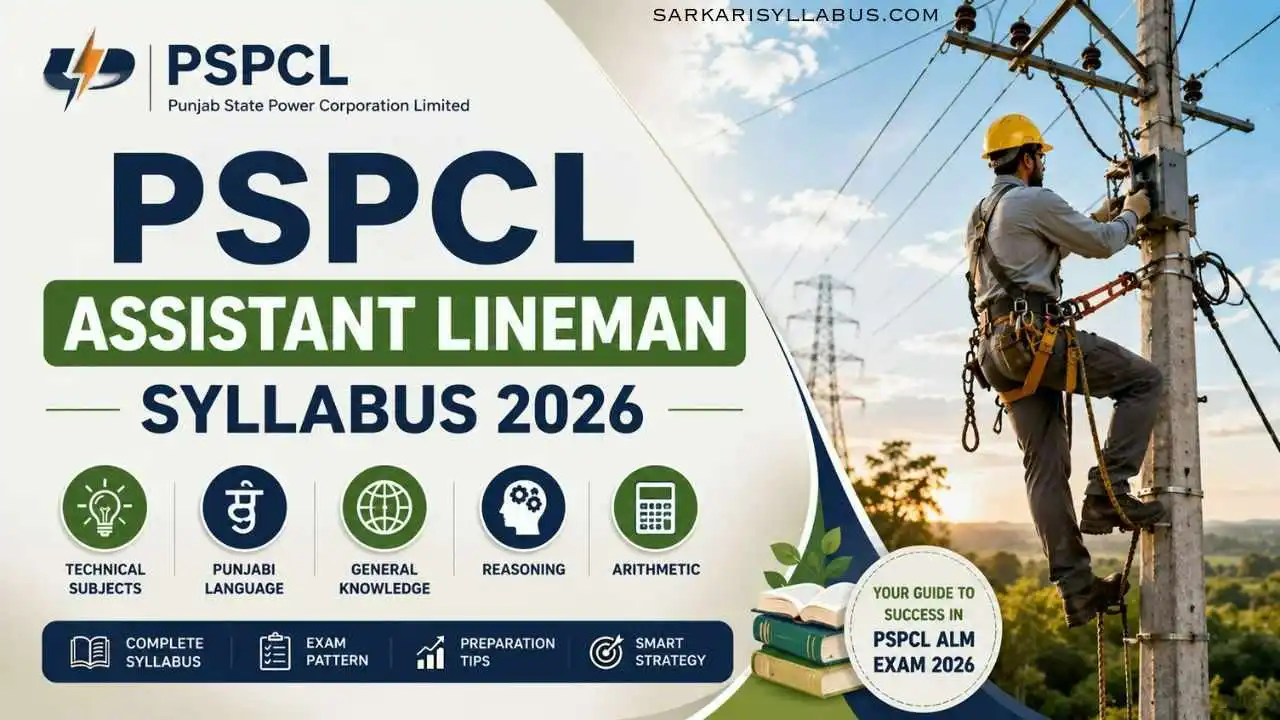 PSPCL Assistant Lineman Syllabus 2026