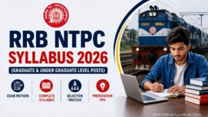 RRB NTPC Syllabus 2026 for Graduate & Undergraduate Level: PDF Download
