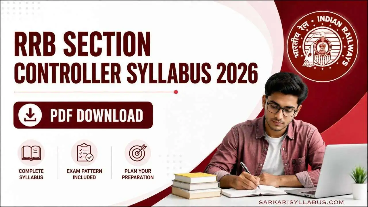 RRB Section Controller Syllabus 2026