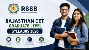 Rajasthan CET Graduate Level Syllabus 2026- PDF Download