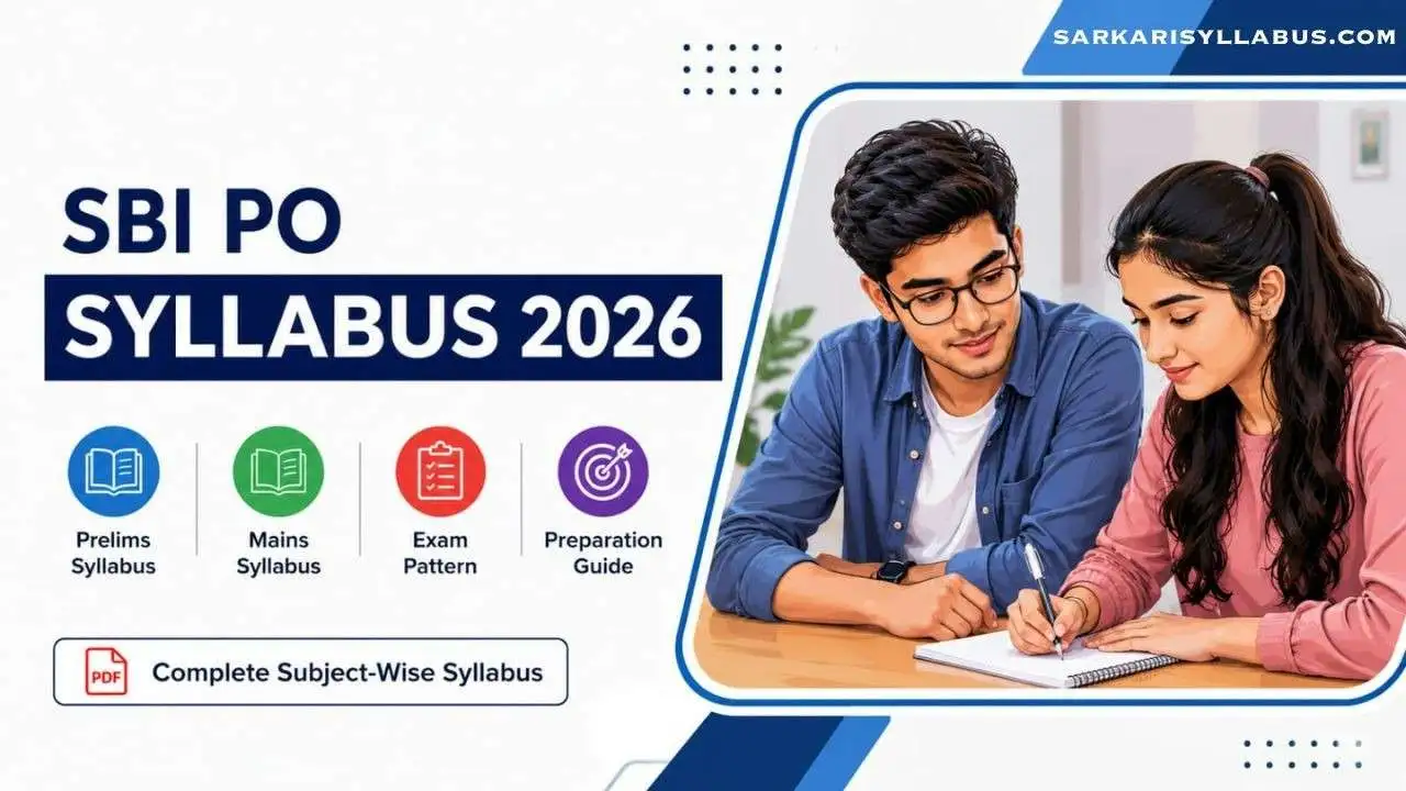 SBI PO Syllabus 2026