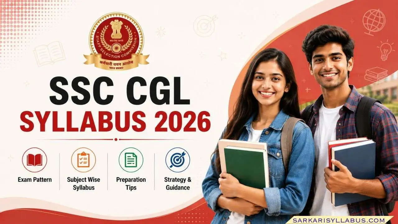 SSC CGL Syllabus 2026