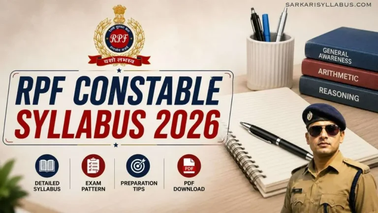 RPF Constable Syllabus 2026