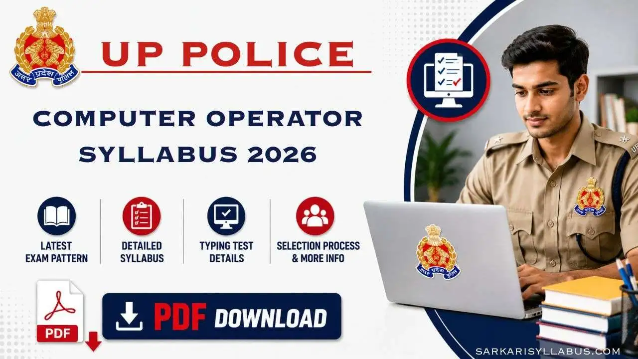 UP Police Computer Operator Syllabus 2026