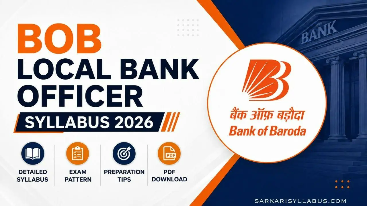 BOB Local Bank Officer Syllabus 2026