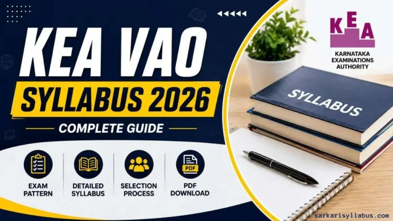 KEA VAO Syllabus 2026
