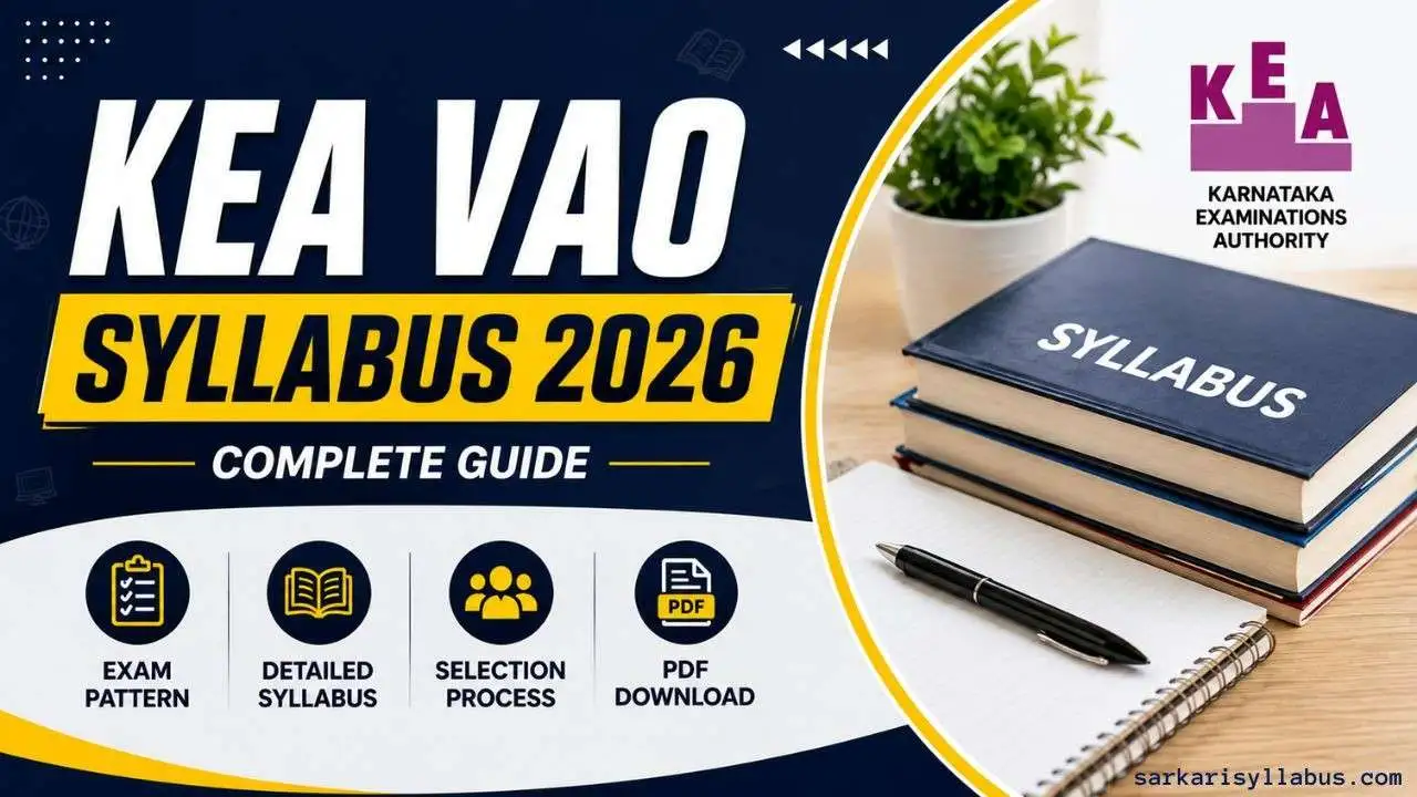 KEA VAO Syllabus 2026