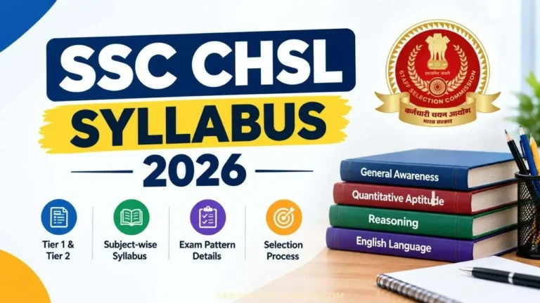 SSC CHSL Syllabus 2026
