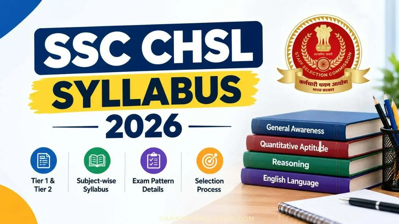 SSC CHSL Syllabus 2026